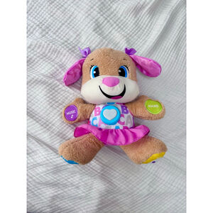 Girls Fisher-Price Laugh & Learn Smart Stages Sis Puppy Learning Plush Toy